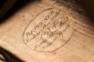 Schuhetikett, 1790er Jahre