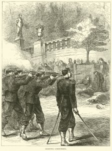 Erschießung von Kommunisten, 1871 von English School