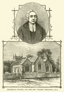 Shoreham Kirche und der Reverend Vincent Perronet, AM