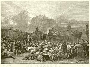 Unterzeichnung des Bundes, Greyfriars Churchyard