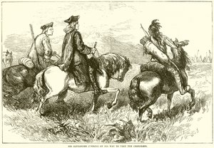 Sir Alexander Cumming auf dem Weg zu den Cherokee von English School
