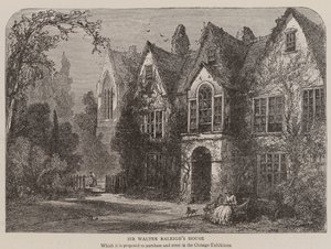 Das Haus von Sir Walter Raleigh von English School