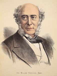 Sir William Ferguson, Bart, Illustration aus der Bildausgabe des Lebens und der Entdeckungen von David Livingstone von J. Ewing Richie, veröffentlicht von A. Fullarton & Co., 1876