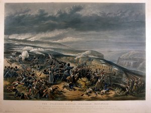 Soldaten in der Schlacht von Inkerman während des Krimkriegs, 5. November 1854, 1855