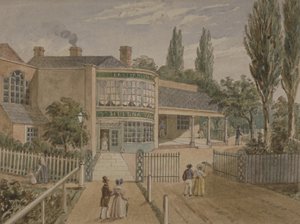 St. Helena Teegärten, Lower Road, Rotherhithe, ca. 1860