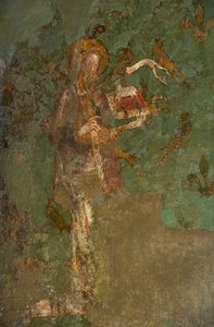 Johannes der Täufer (Detail des Wandgemäldes im Byward Tower)