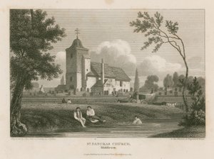 St. Pancras Kirche, London, Middlesex von English School