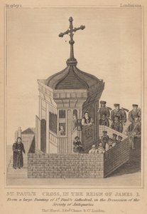 St. Pauls Kreuz, zur Zeit von König James I.
