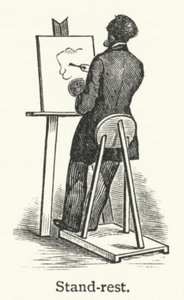 Ständer-Rest (Gravur) von English School