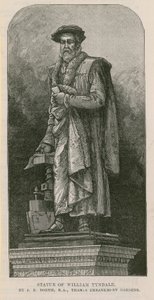 Statue von William Tyndale von English School