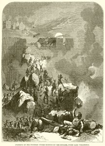 Sturm auf die Festung Ciudad Rodrigo durch die Engländer unter Lord Wellington von English School