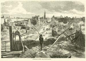 Straßburg nach der Kapitulation, September 1870 von English School