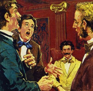 Strauss wurde überredet, eine Operette zu schreiben, als Freunde Lieder zu seinen Melodien sangen von English School