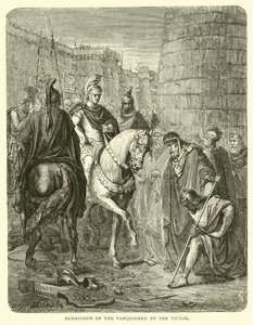 Unterwerfung des Besiegten vor dem Sieger von English School