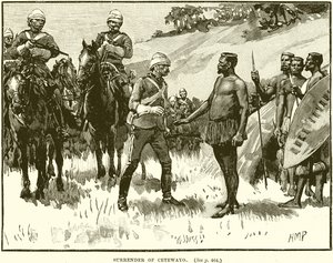 Die Kapitulation von Cetewayo von English School