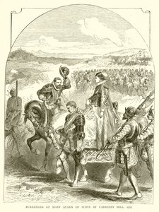 Die Kapitulation von Maria Stuart bei Carberry Hill, 1567 von English School