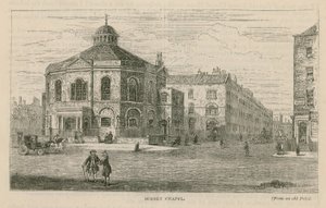 Surrey Chapel, Blackfriars Road, Southwark (Rowland Hills Kapelle) von English School