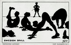 Schwedische Gymnastik (Lithografie) von English School