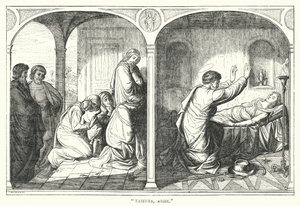 "Tabitha, steh auf" (Gravur)