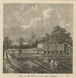 Tank auf der Kläranlage bei Barking