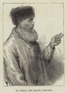 Te Whiti, der Maori-Prophet von English School