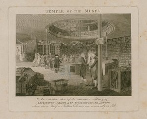 Tempel der Musen, Lackington Allen & Co, Finsbury Square