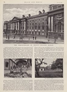 Dreihundertjahrfeier des Trinity College, Dublin, Irland von English School