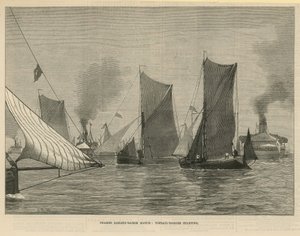 Thames-Segelschiff-Wettbewerb von English School