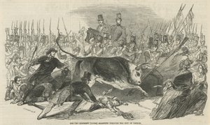Das 3. Regiment (Buffs) marschiert durch die Stadt London