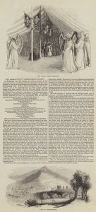 Abergavenny Cymreigyddion Gesellschaft (Gravur) von English School