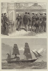 Die Arktisexpedition (Stich) von English School