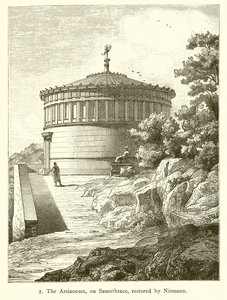 Das Arsinoeum auf Samothrake, restauriert von Nietmann von English School