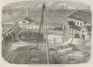 Das Atlantikkabel, versandfertig, Moden Wharf, East Greenwich