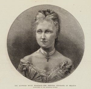 Die österreichische königliche Hochzeit, Prinzessin Stephanie von Belgien von English School