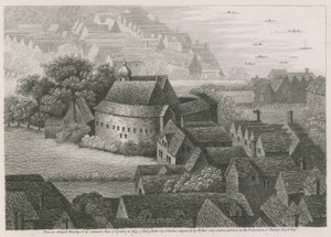 Der Bear Garden, Bankside, Southwark, London von English School