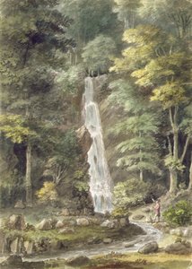 Der Kaskaden-Wasserfall in den Hestercombe-Gärten
