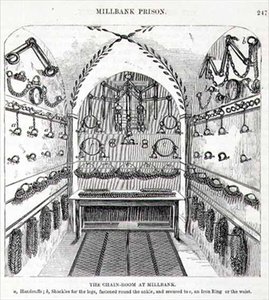 Kettenraum im Millbank Prison, aus 