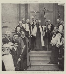 Der Kirchenkongress in Folkestone, Empfang durch den Bürgermeister von English School