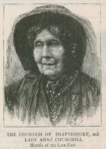 Die Gräfin von Shaftesbury, geborene Lady Anne Churchill von English School