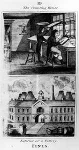 Das Kontor, 1827 von English School