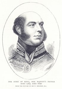 Der Herzog von Kent, Vater Ihrer Majestät, geboren 1767, gestorben 1820 von English School