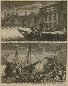 Die Flucht von König Karl I. von English School
