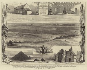 Das Schlachtfeld von Waterloo von English School