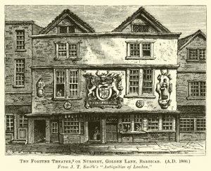 Das Fortune Theatre, oder Nursery, Golden Lane, Barbican, AD 1800