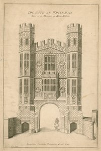 Das Tor von Whitehall. Sagt man, entworfen von Hans Holbein