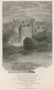 Das Globe Theatre, Bankside, Southwark, London