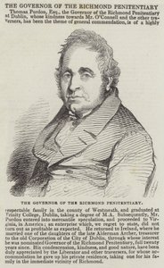 Der Gouverneur des Richmond-Gefängnisses (Gravur) von English School