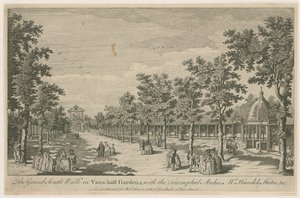 Der große Südgang in den Vauxhall Gardens