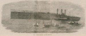 Die Great Eastern an ihren Liegeplätzen von English School