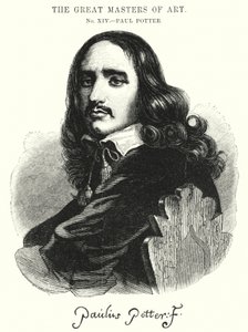 Die großen Meister der Kunst, Paul Potter (Gravur) von English School